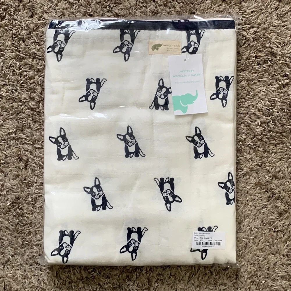 Monica + Andy Always Baby Blanket Top Dog
